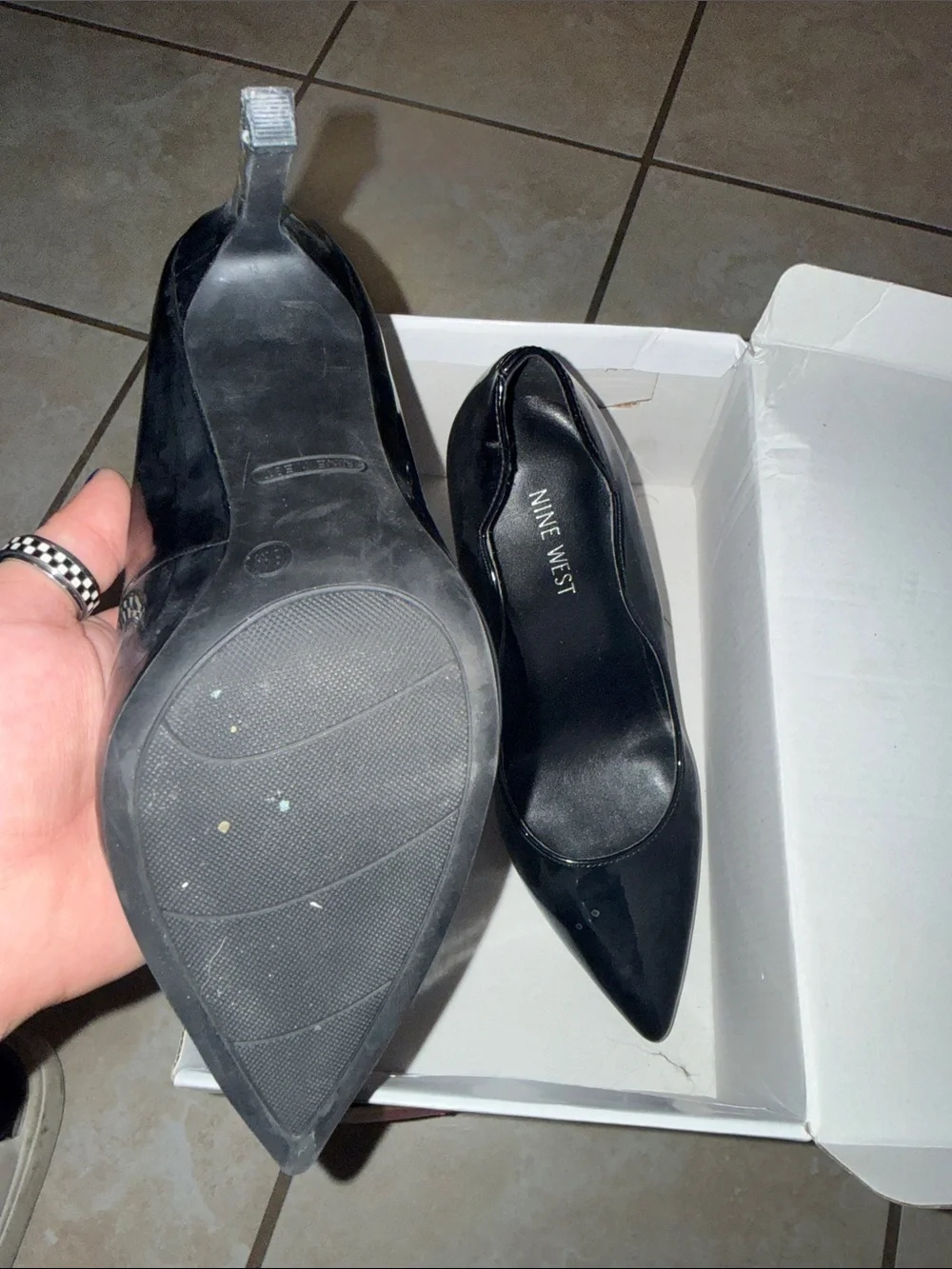 Nine West Women's Black Pointed Toe Pumps